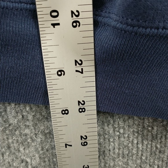 SCI Men's Snowshoe Pullover Sweatshirt Blue XXL Solid Embroidered Vintage USA - Picture 14 of 15